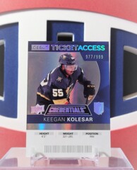 Keegan Kolesar 2020-21 - Debut Ticket Access #66 Credentials Rookie /999